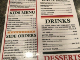 Fat Daddy's menu