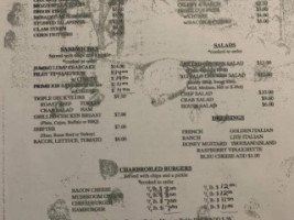 Creekside Cafe Incorporated menu