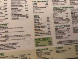 Beefy's menu