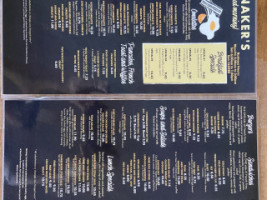 Ronaker S Coffee Shop menu