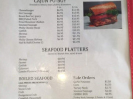 Cajun Grill menu