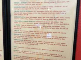 La Taco Cantina menu