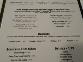 Northstar Cafe Llc menu