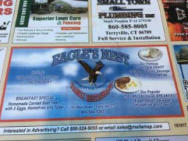 Eagles Nest menu