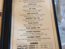 Marcella's menu