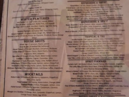 Wooster's Garden menu