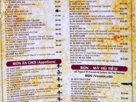 Anh Thu menu