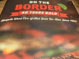 On The Border Mexican Grill Cantina menu