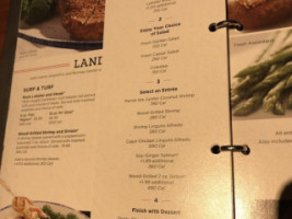 Red Lobster menu