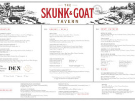 The Skunk Goat Tavern menu