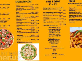 Domino's Pizza menu