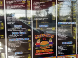 Lucky Guys #2 menu