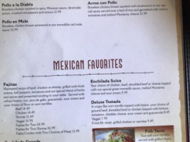 El Rancho Mexican menu