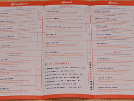 Foxtrot menu