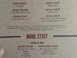 Mod Pizza menu