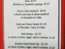 Teresa's Corner Cafe And Bakery menu