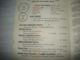 Congress Pizzas menu