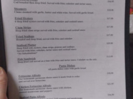 Lakeside Hideaway menu