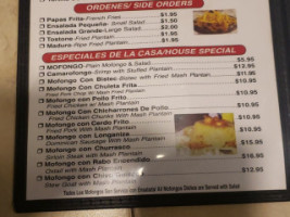 Mofongo House menu