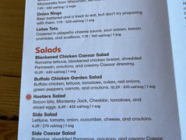 Hooters Of Wells Street menu