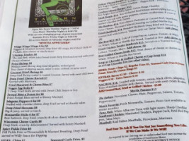 Myrtle Street Tavern menu