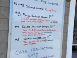 Muscongus Bay Lobster menu