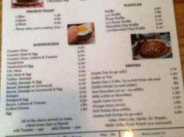 Sunrise Grill menu