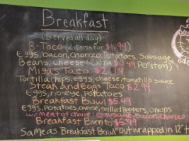 Yummi Tacos menu