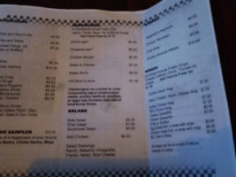 The M Room Sports Pub menu