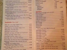 Evergreen Tavern menu