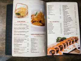 Kume Japanese Sushi Steakhouse menu