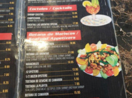 Las Arenitas Sushi menu