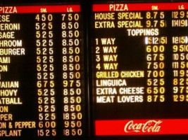 Merrimac House Of Pizza menu