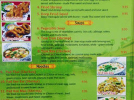 Bahn Thai Express(college Road) menu