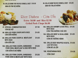 Pho Vermincelli menu