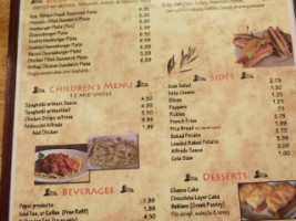 Petes Family menu