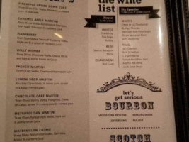 Brickhouse Tavern menu