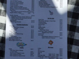 Sissys Place menu