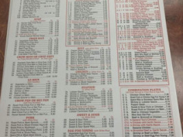 Great Wall menu