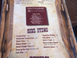 Mikes Saloon menu