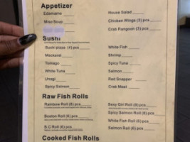 Watami Sushi menu