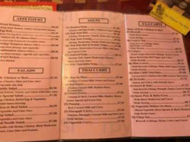 Siam Garden menu