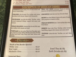 El Agave Mexican menu