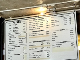 Wing Wings menu