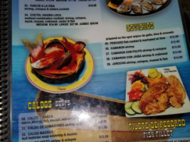 Vaqueros menu