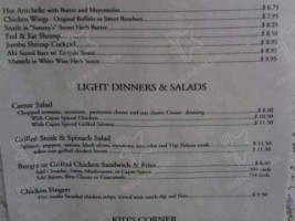 Sammy's Rocky Mountain Steakhouse menu