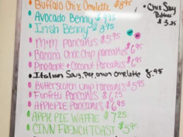 Omelette Headquarters menu