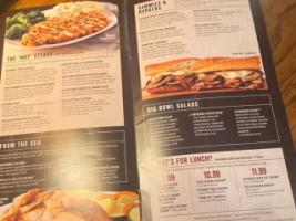 Outback Steakhouse menu