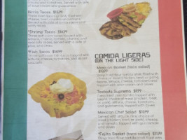 La Cabana menu