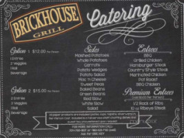 Brickhouse Grill menu